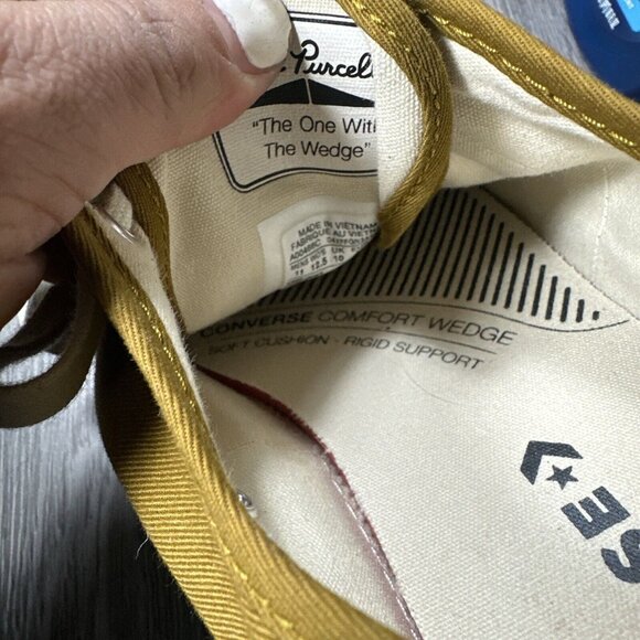 Converse Jack Purcell Low Top Curry Yellow Canvas Sneakers Men’s 11 US (A00466C) - Picture 10 of 10